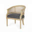 Fauteuil d'appoint à structure en bois d'hévéa-1069220190