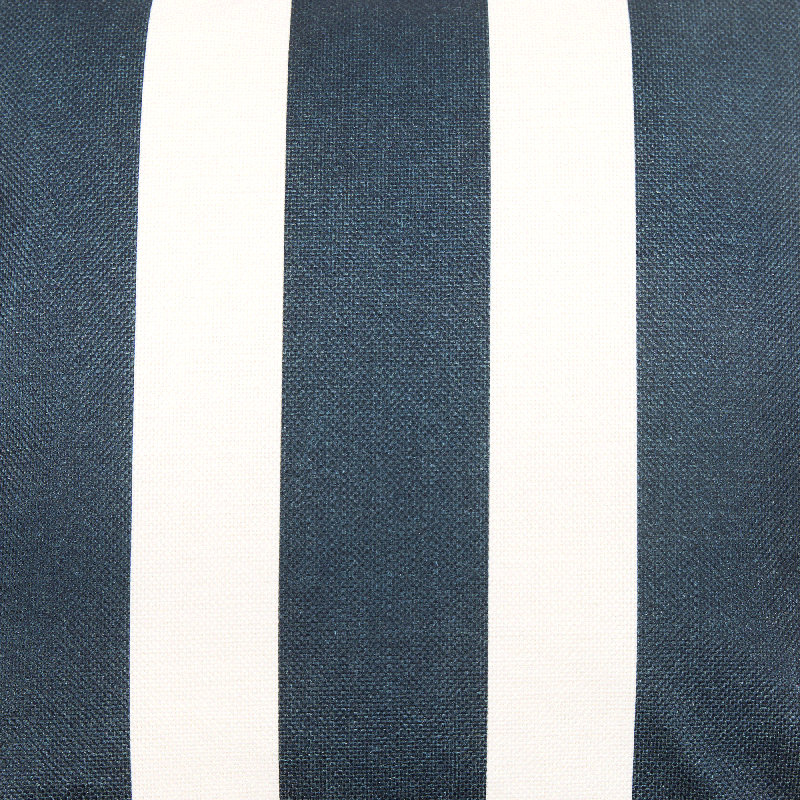 Stripe Indoor-Outdoor Cushions, Blue/Yellow/White Striped