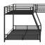 L-Shaped Bunk Bed With Loft Bed,Built-In Desk And Slide