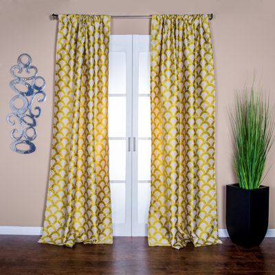 Meunier Semi Sheer Curtain Single Panel
