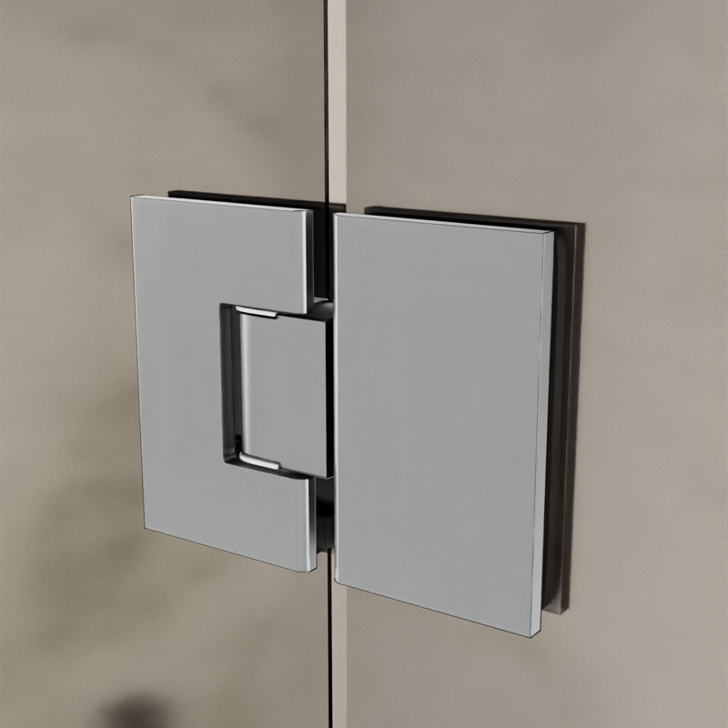  Charnière de porte réglable en verre satiné 180 degrés Designer Series