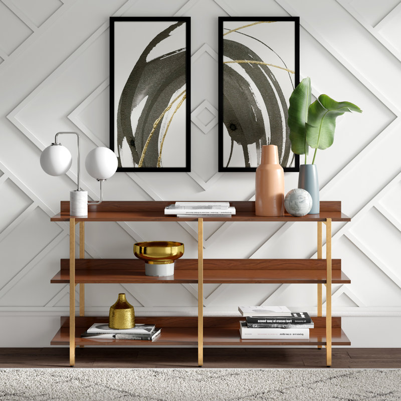 Osha 81cm H x 152cm W Steel Etagere Bookcase