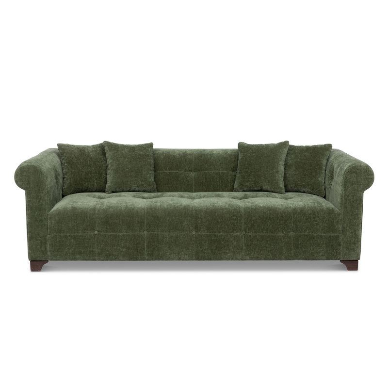 Tuxedo Sofa, Taupe, Green