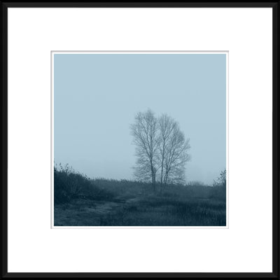 Deep Blue Landscape '- Photographie de cadre photo sur papier