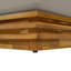 Ensemble de conversation d'extérieur en bois d'acacia avec coussins amovibles 3 pièces Zyla