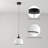 1-Light Dimmable Integrated LED Pendant-963234801-951357411