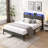 Ilenas 42" Bed with RGB lighting and charging-24147304
