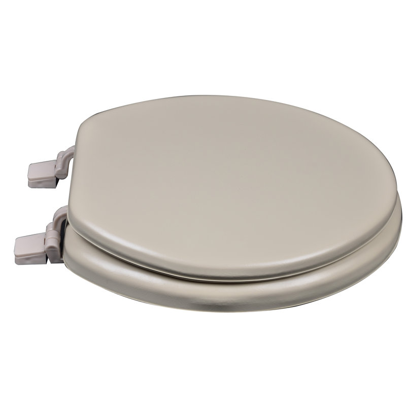 Siège de toilette rond Deluxe, Brun clair