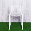 Chaise d'appoint empilable à dossier en lattes Leopoldo-275456483