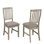 Ensemble de 2 chaises Keyante, champagne