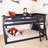 Aileana 42.5" W Solid Wood Twin Over Twin Bunk Bed with Built-In Ladder-1729021741