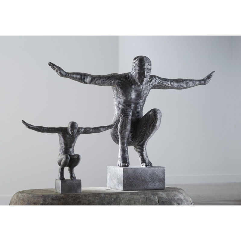 Outstretched Arms Sculpture, Aluminum, Small