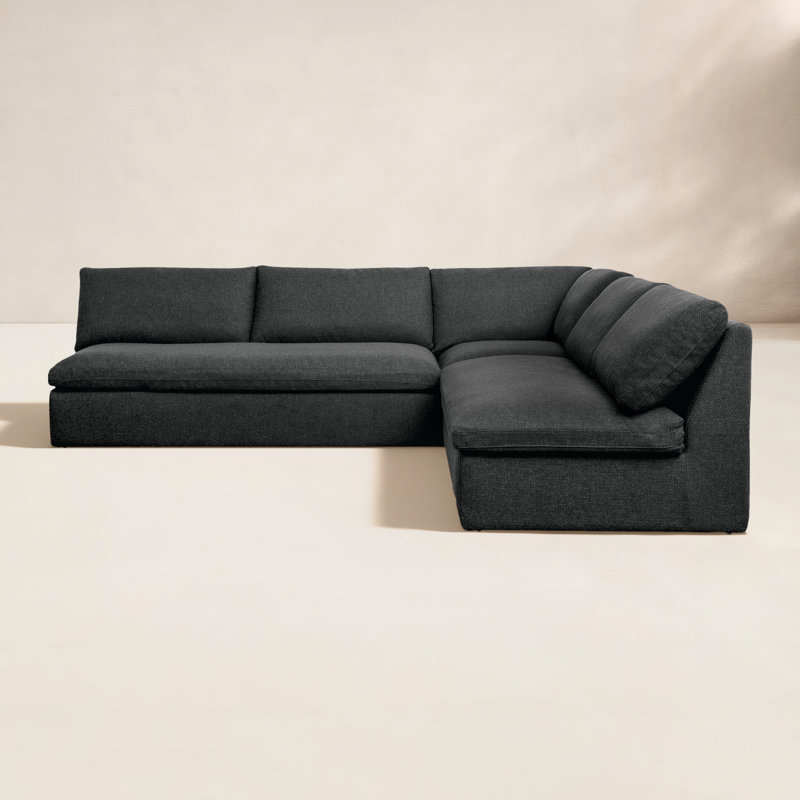 Wilkie Outdoor Modular 3 Piece, Speckled Charcoal