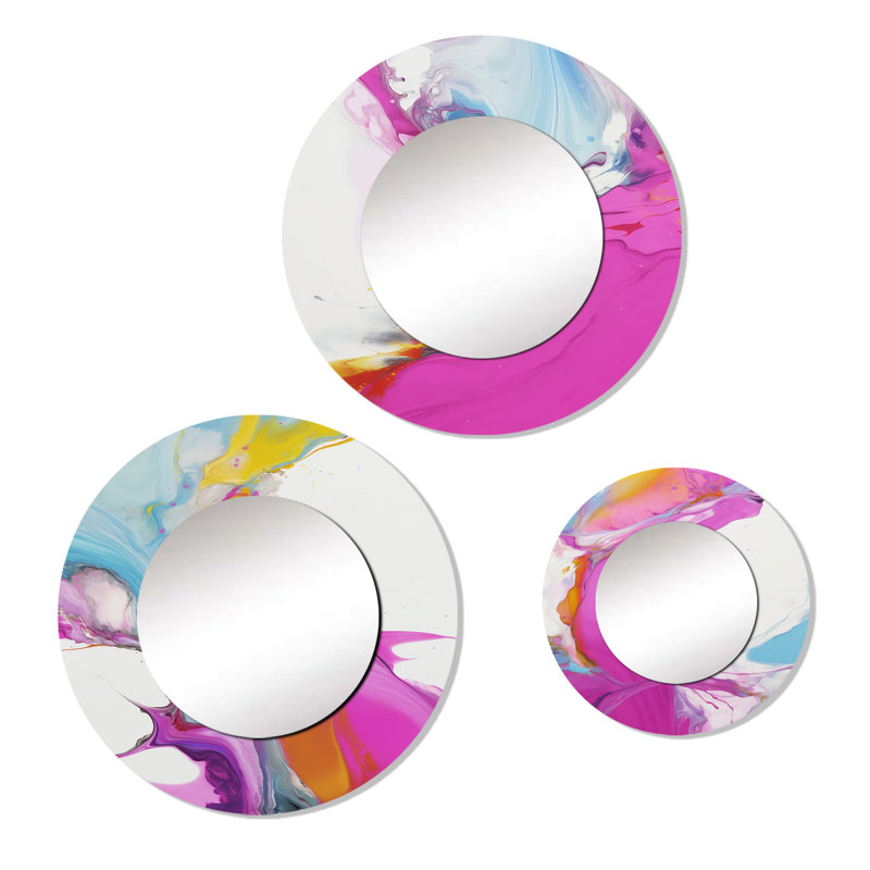 Morro Metal Round Mirror