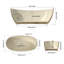 Baignoire de trempage autoportante en acrylique 60 po Tidal-128487685