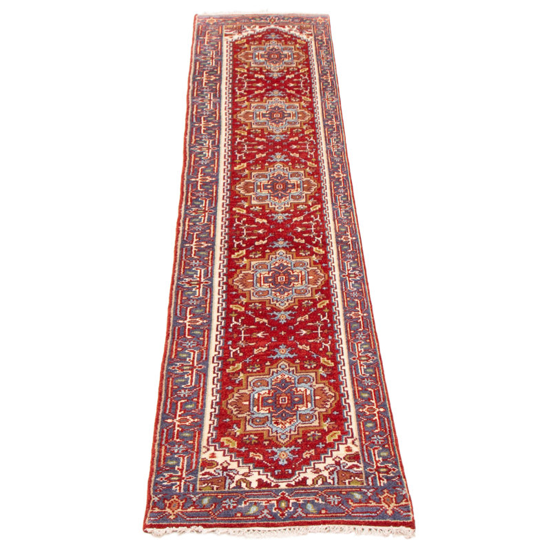 Tapis rouge Serapi Heritage 2 pi 7 po x 12 pi 0 po
