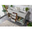 Ensemble de meuble-lavabo double l 59 "avec miroir Charman-1727688964