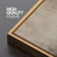 Impression sur toile encadrée noire et grise abstraite pour décor de salon-118150386-118150389-120234535