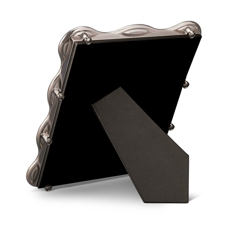 Ripple Frame, Platinum, Platinum Plated, 8" W x 10" H