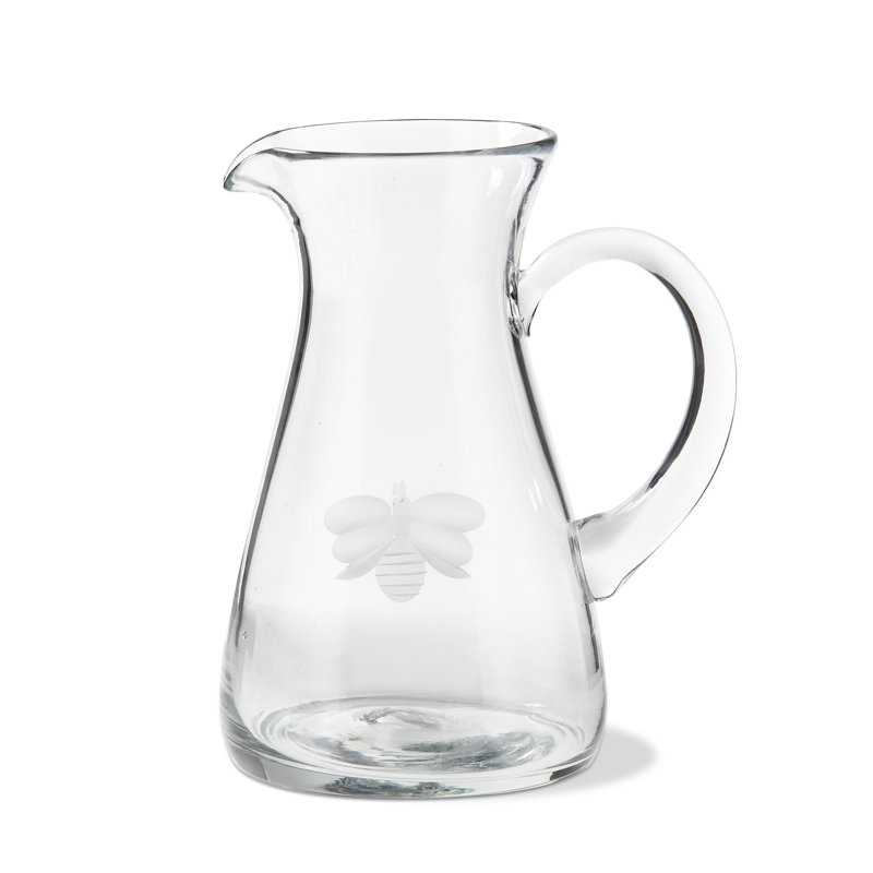 Etched Bee Pitcher