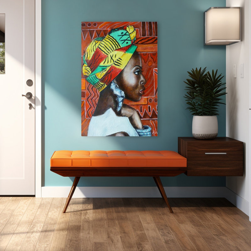 Model 3 - Multicultural Figurative Art, 48" H x 32" W