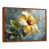 Toile avec cadre flottant brun