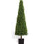 Topiaire arbre plante en pot décorations d'arbres pour le salon intérieur arbre extérieur buis artificiel 120 cm 2 pièces / ensemble