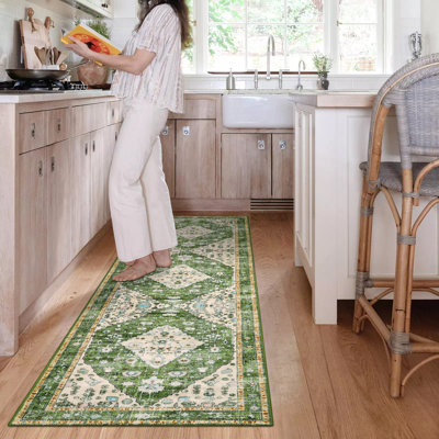 Tapis oriental lavable à la machine Watte