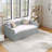 Upholstered Daybed Trundle Sofa Bed Vertical Stripes-871284229-871284228