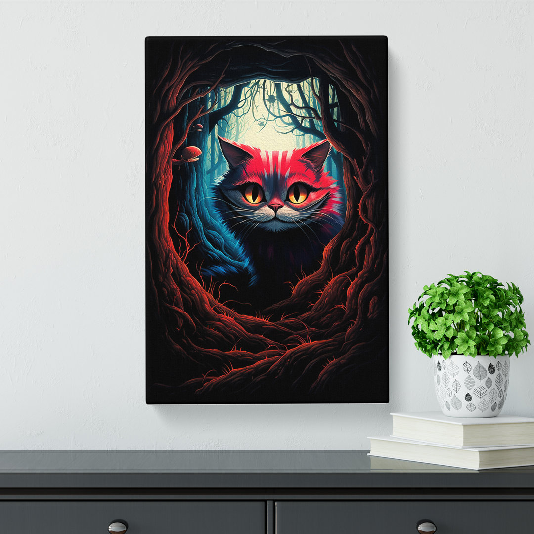 Cheshire Cat Constructivism No.3 - Wrapped Canvas