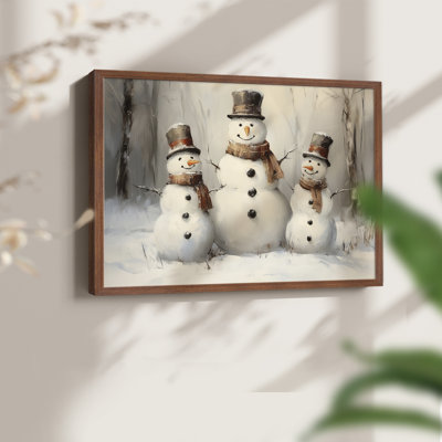 Art de Noël - CMLXI - Reproduction encadrée - Restickable