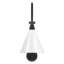 Thomas O'Brien, "Academy 18" Larrabee Barn Light in Matte Black with 9" Conical Savannah Shade-1398199658-1398199663