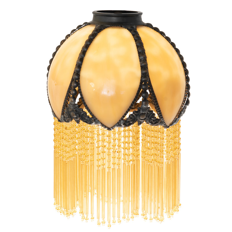 Dome Lamp Shade, 9" H x 6" W x 6" D, Beige