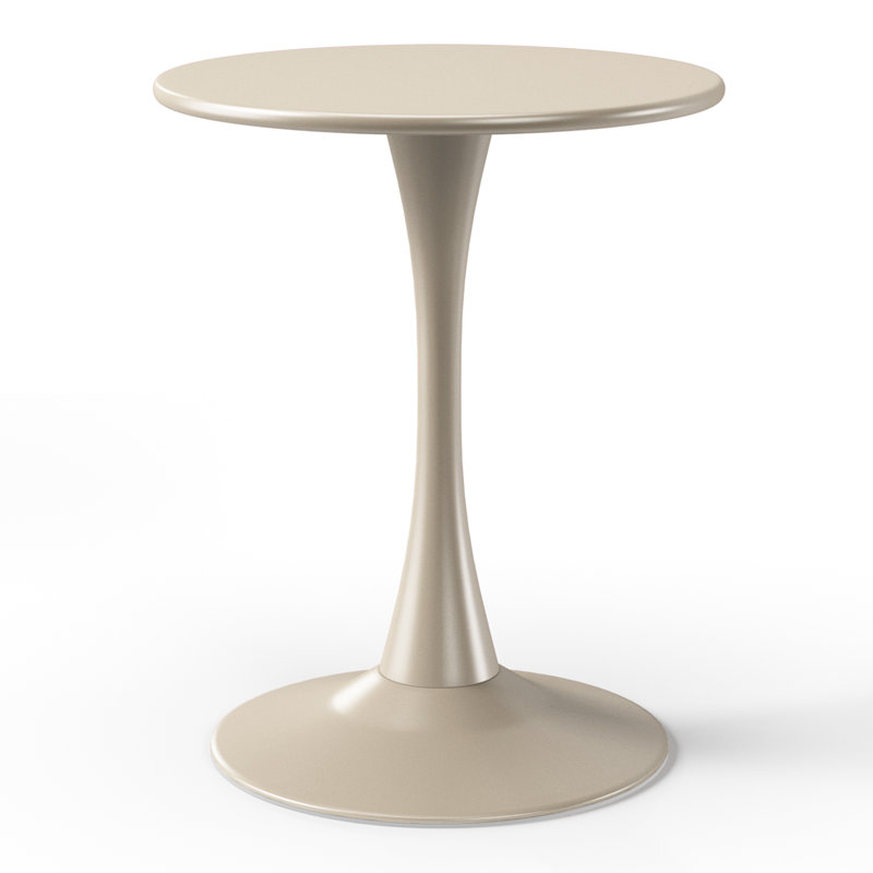 Outdoor Steel Dining Table, Sand