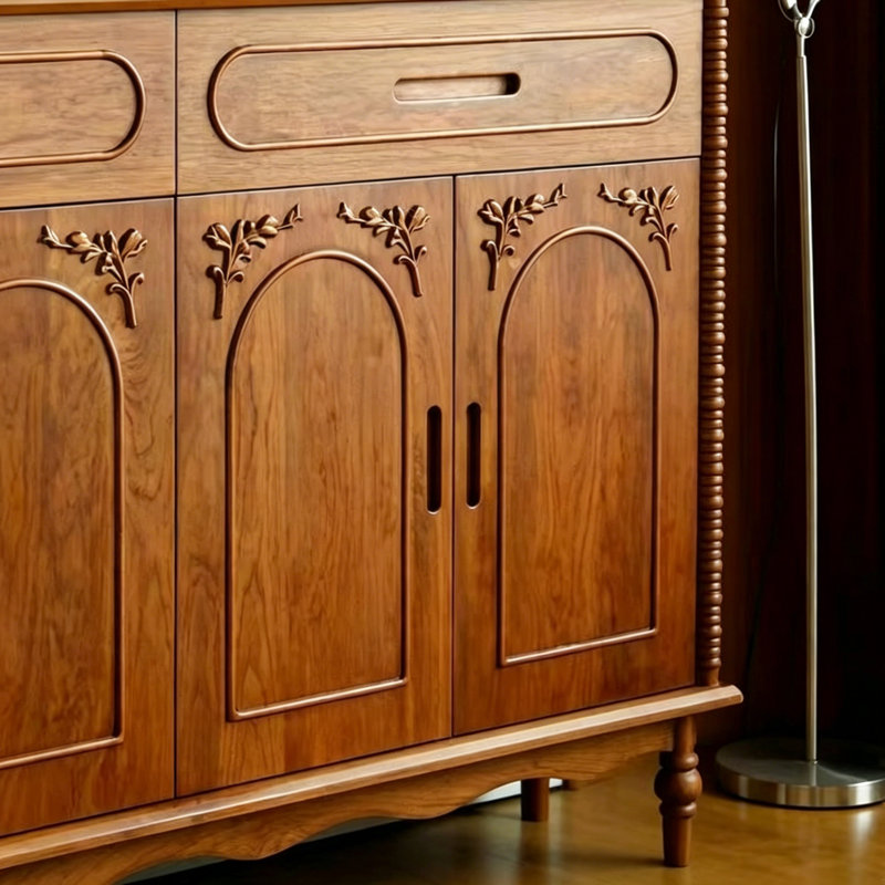 Retro Four-Door Large-Capacity Sideboard