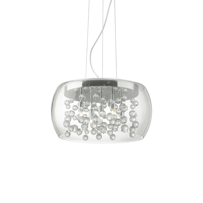 Audi 5 - Light Glass Crystal Pendant, Transparent