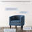 Evelie 28.25" W Tufted Linen Barrel Chair Upholstered-1277261349