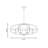 Jaquan 6 - Light Shaded Geometric Chandelier