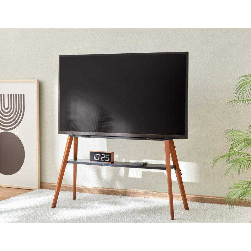 Aluin TV Stand for TVs up to 75", Dark Brown