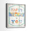«Happy Birthday to You», impression encadrée de qualité supérieure - prête à être accrochée - aucun clou requis - aucun clou requis-729184827-729184831