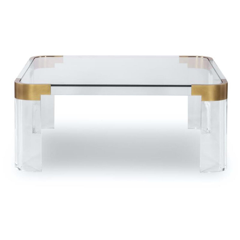 Carlson Coffee Table, 16.75" H x 40" L x 40" W