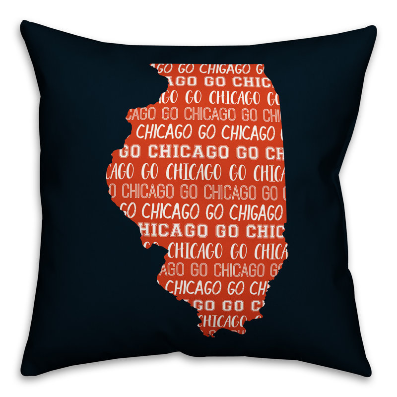Outdoor Reversible Throw Pillow