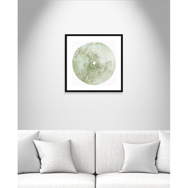 Camoni Reaching Balance I - impression encadrée sur papier, H 23,5 po x l 23,5 po x P 0,75 po, Papier avec cadre noir