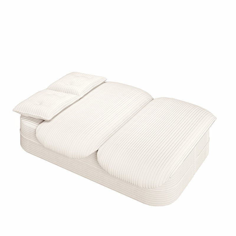 Boneless 2-in-1 Foldable Sofa, Beige
