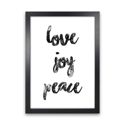 Love Joy Peace - Print