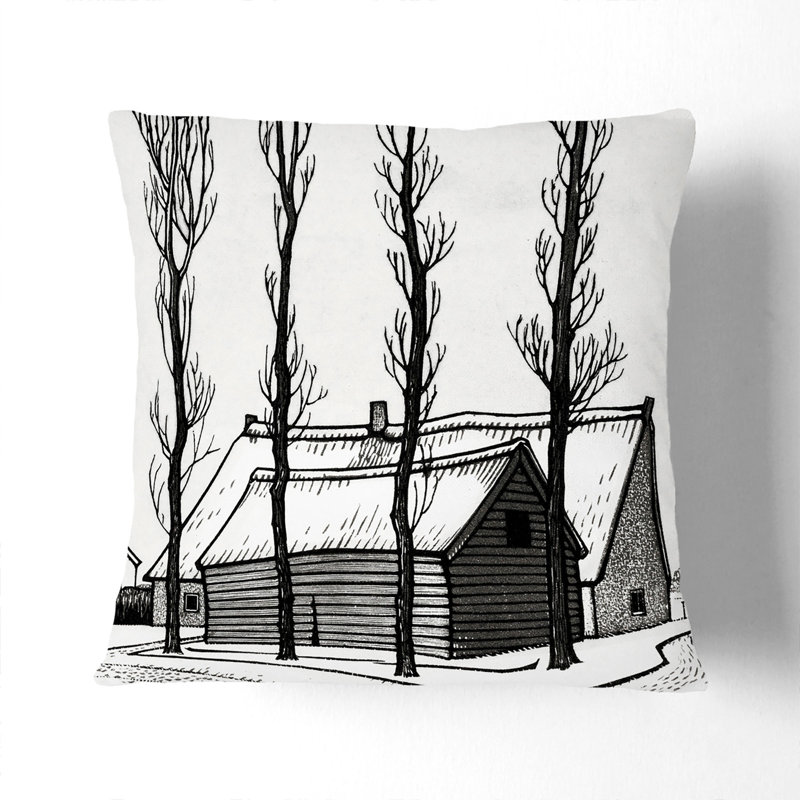 Winter Scatter Cushion, 55cm H x 55cm W x 20cm D, Stone