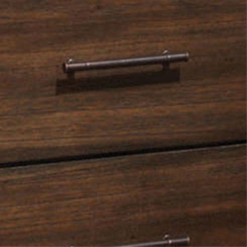 Oak 2-Drawer Nightstand