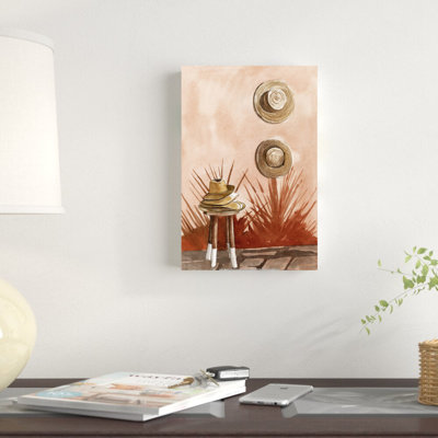 " Beach Hats " Painting Print