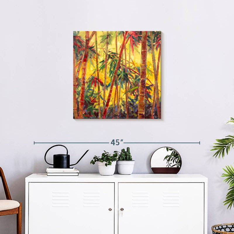 Harnek Lush Bamboo Grove II, H 24 po x l 24 po