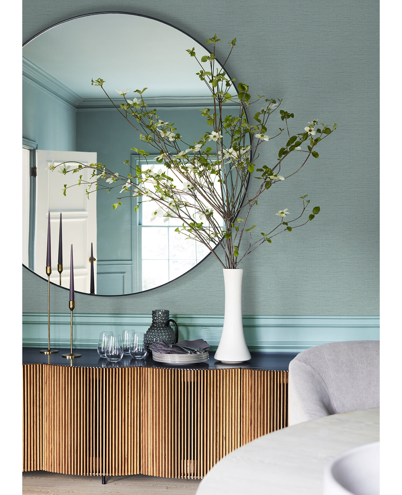 Pendry Wallpaper, Light Blue